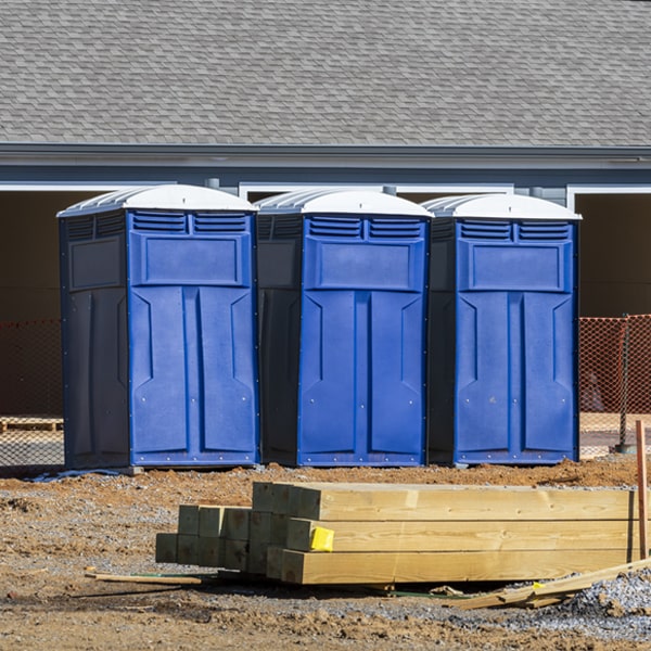 are there any restrictions on what items can be disposed of in the porta potties in Bryant IA